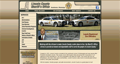 Desktop Screenshot of lincolncountysheriffms.org